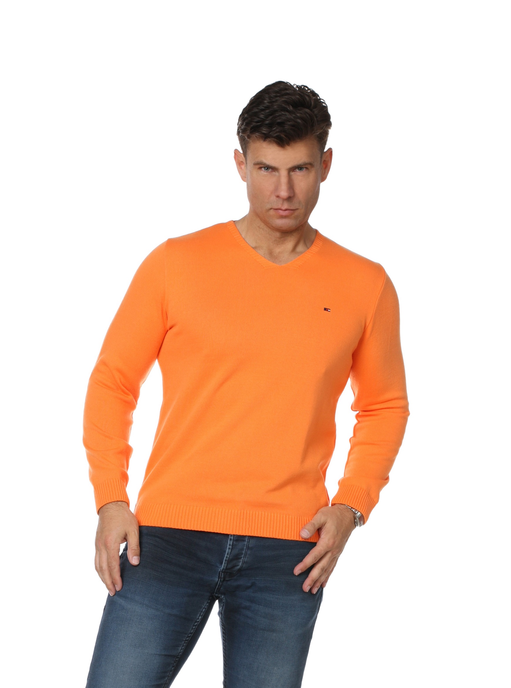 Sweter ALBI pomarańczowy