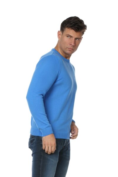 Sweter JOHN błękitny