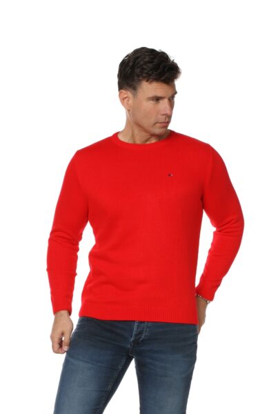 Sweter JOHN czerwony