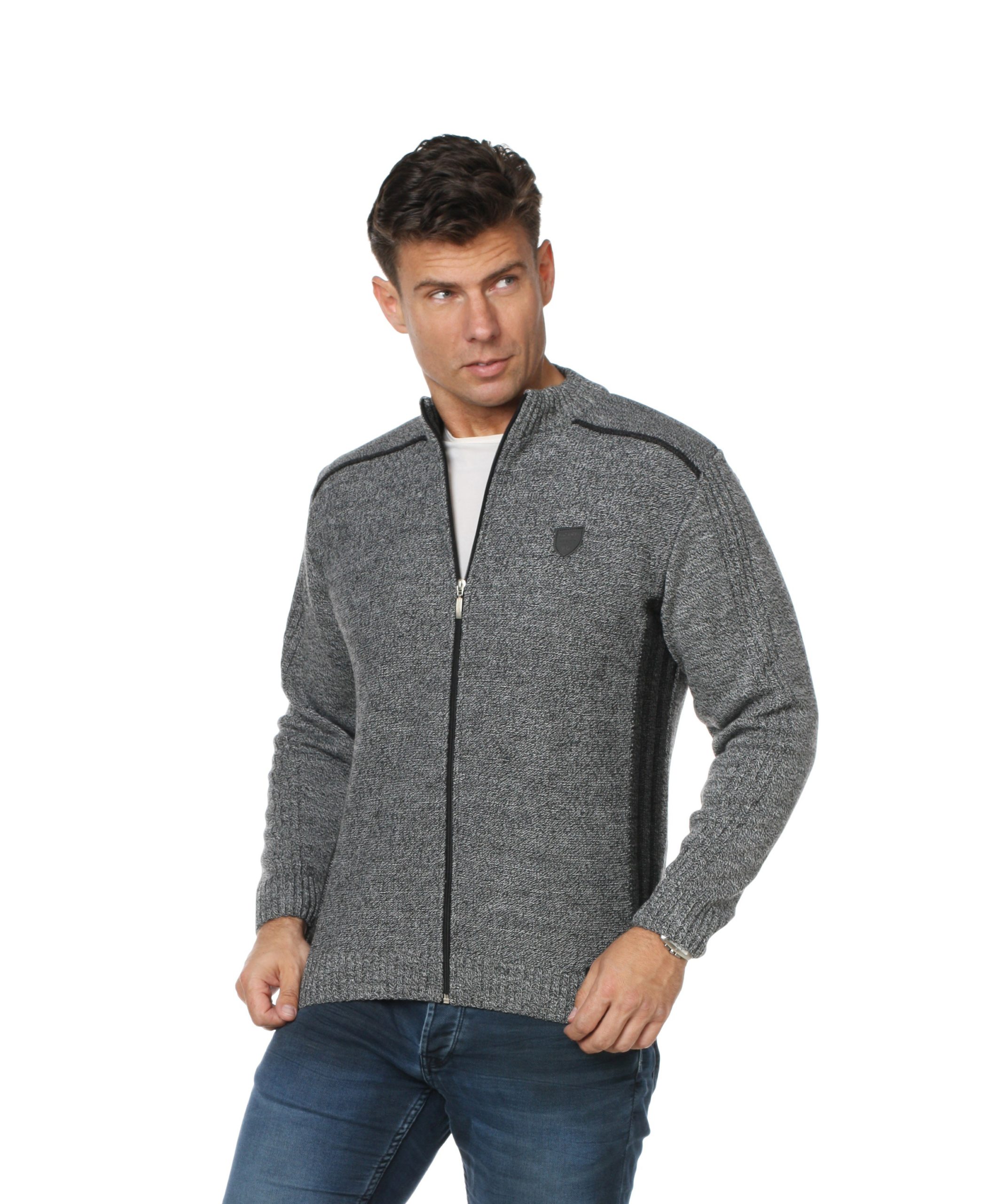 Sweter CASH jasny szary