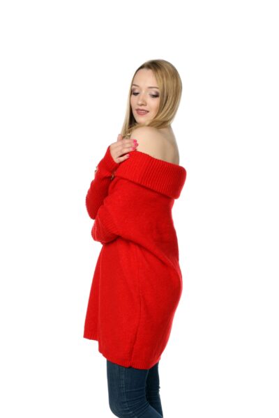 Sweter HONEY czerwony