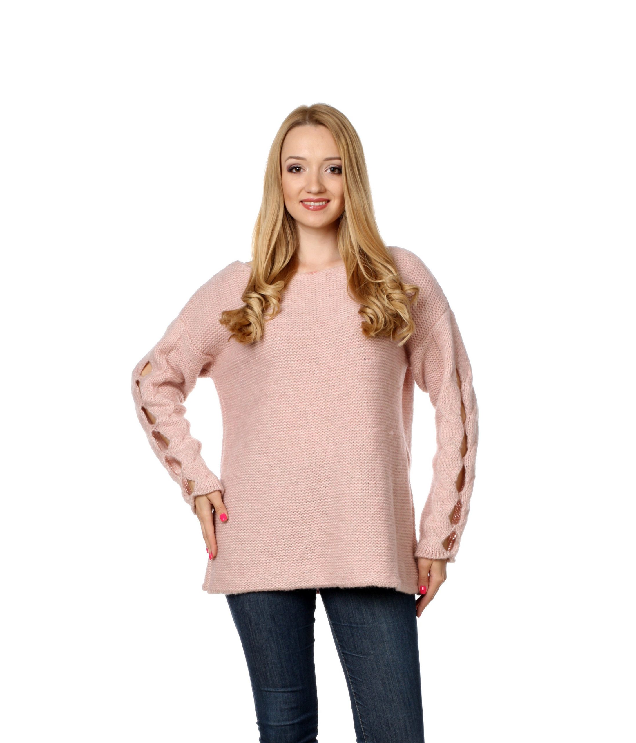 Sweter LUISE różowy