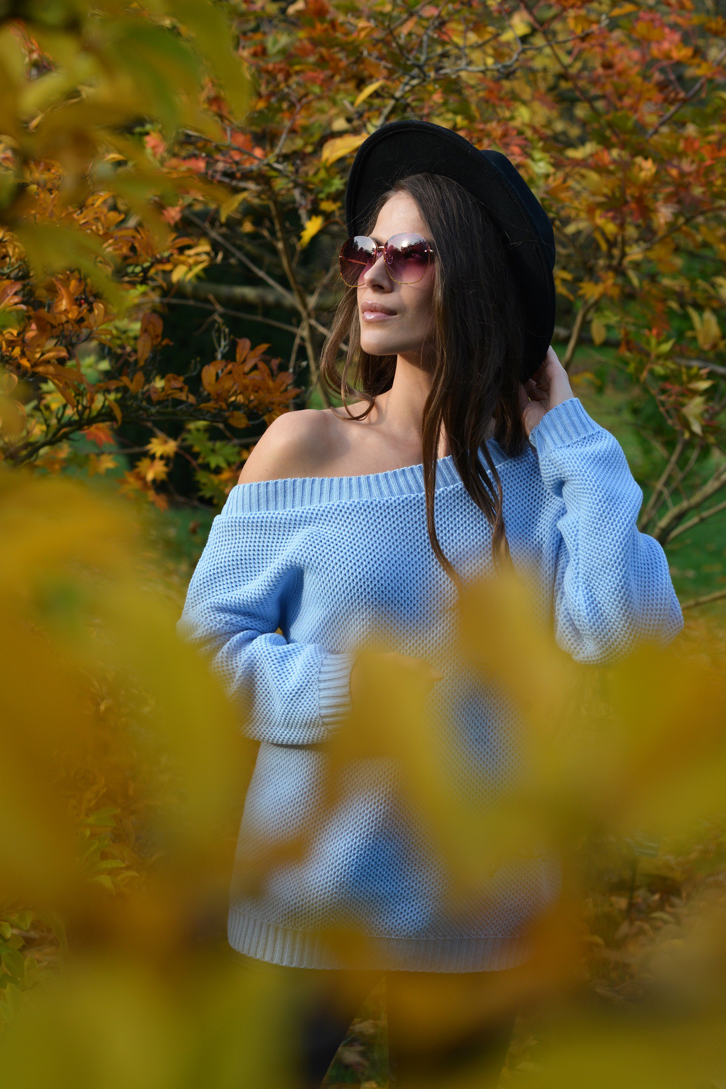 Sweter MONICA błękitny