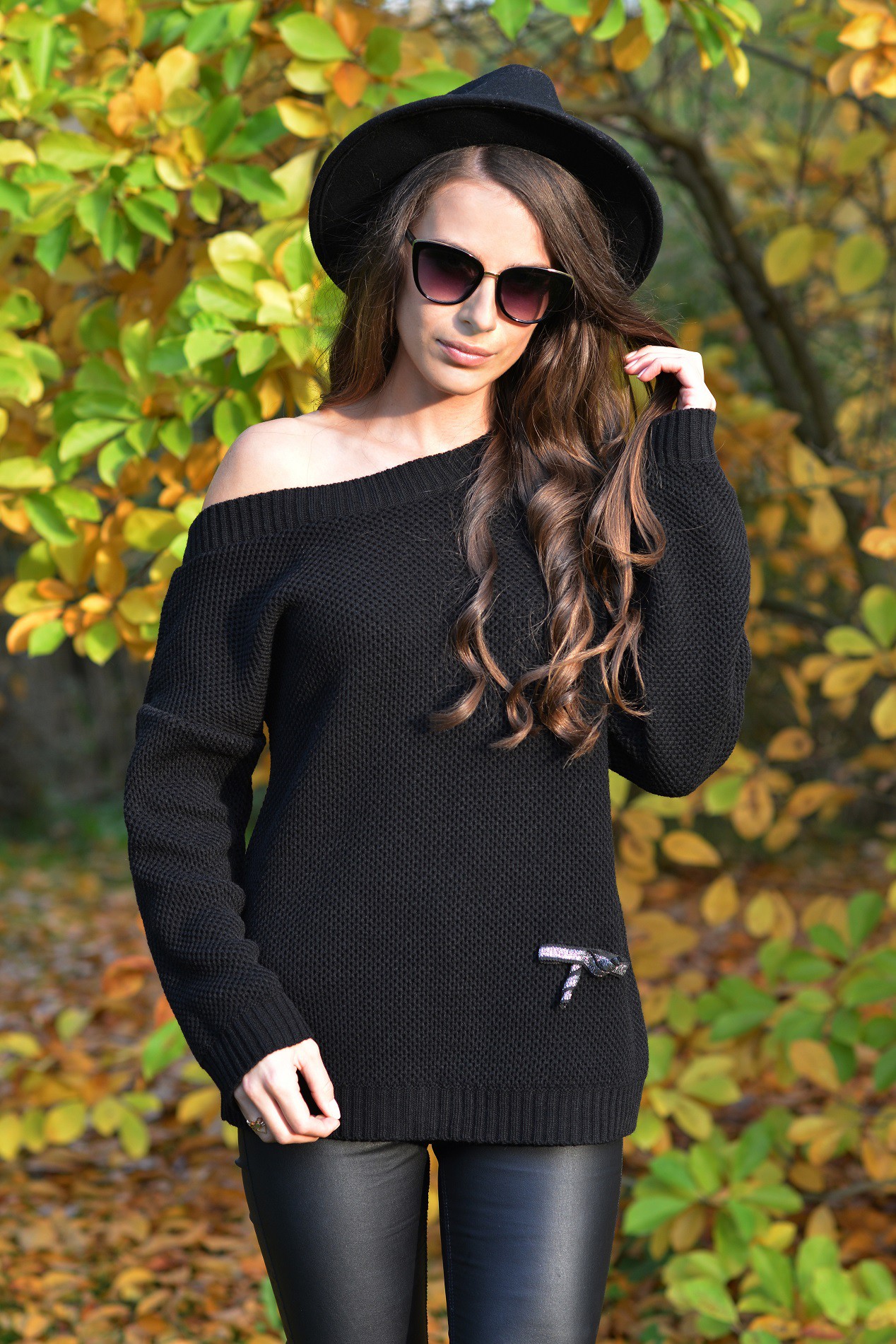 Sweter MONICA czarny